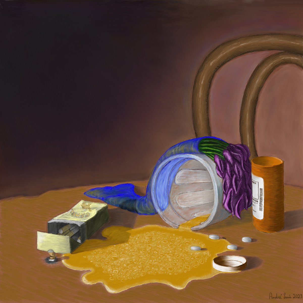 dedeluisfsd's tweet photo. "Hopes and dreams", oil painting, Adobe Fresco, 2023. #art #painting #arte #pintura https://t.co/G6JGdUKM6R
