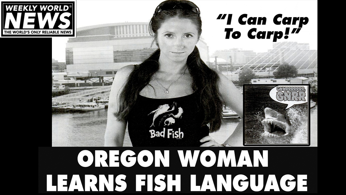 weeklyworldnews's tweet photo. "It's sometimes hard to tell fish apart when you are in murkier waters.  That's why I learned to speak to them.  And I've learned so much since."

#fish #fishlanguage #carp #carping #murkywaters #ocean #oceanography https://t.co/O9A5WJExs0