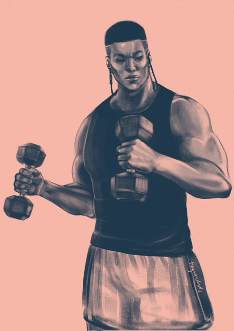 He is listening to the splatoon soundtrack #slamdunk 