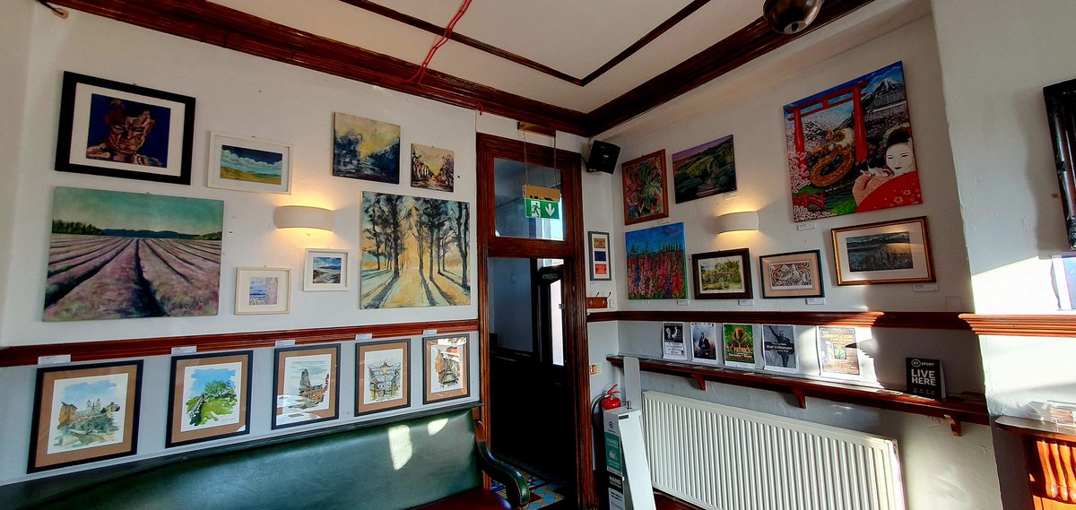We are currently re-hanging at The Duke. Eight artist's work will be on display.