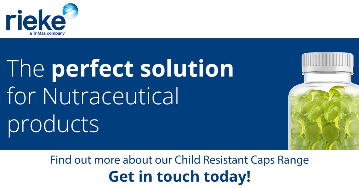 From vitamins and minerals to supplements, gummies and more, our #ChildResistant Caps Range is the perfect solution for your #nutraceutical packaging. It is designed to not only protect the safety of children but also reduce your #carbonfootprint. bit.ly/3ea2z2K