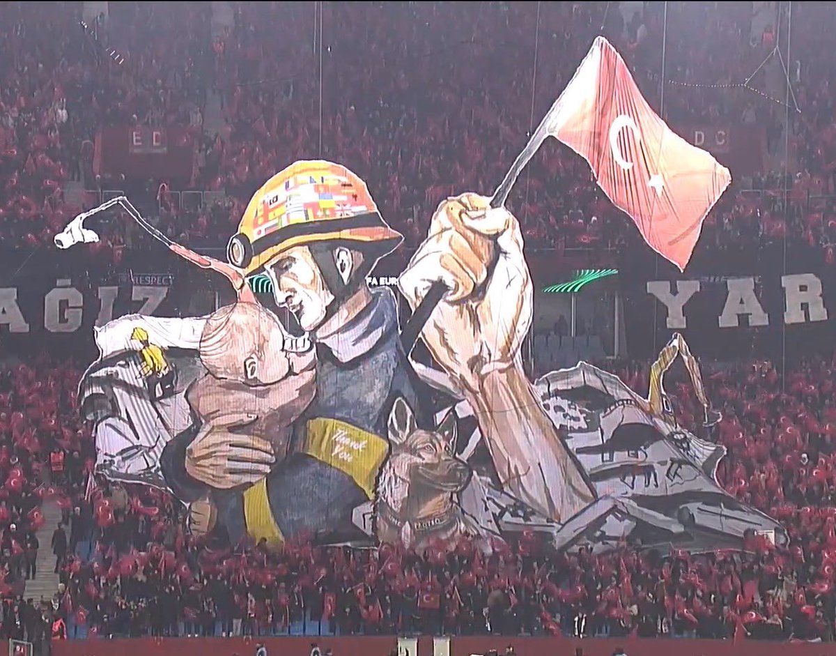 Trabzonspor tribünleri.