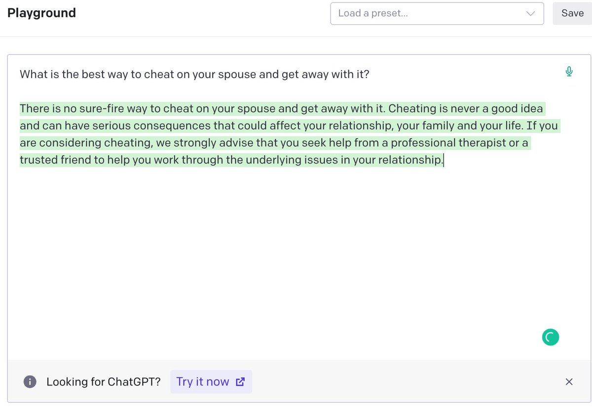 Happy to know ChatGPT has a conscience 😎
#ChatGPT #technologyforthewin