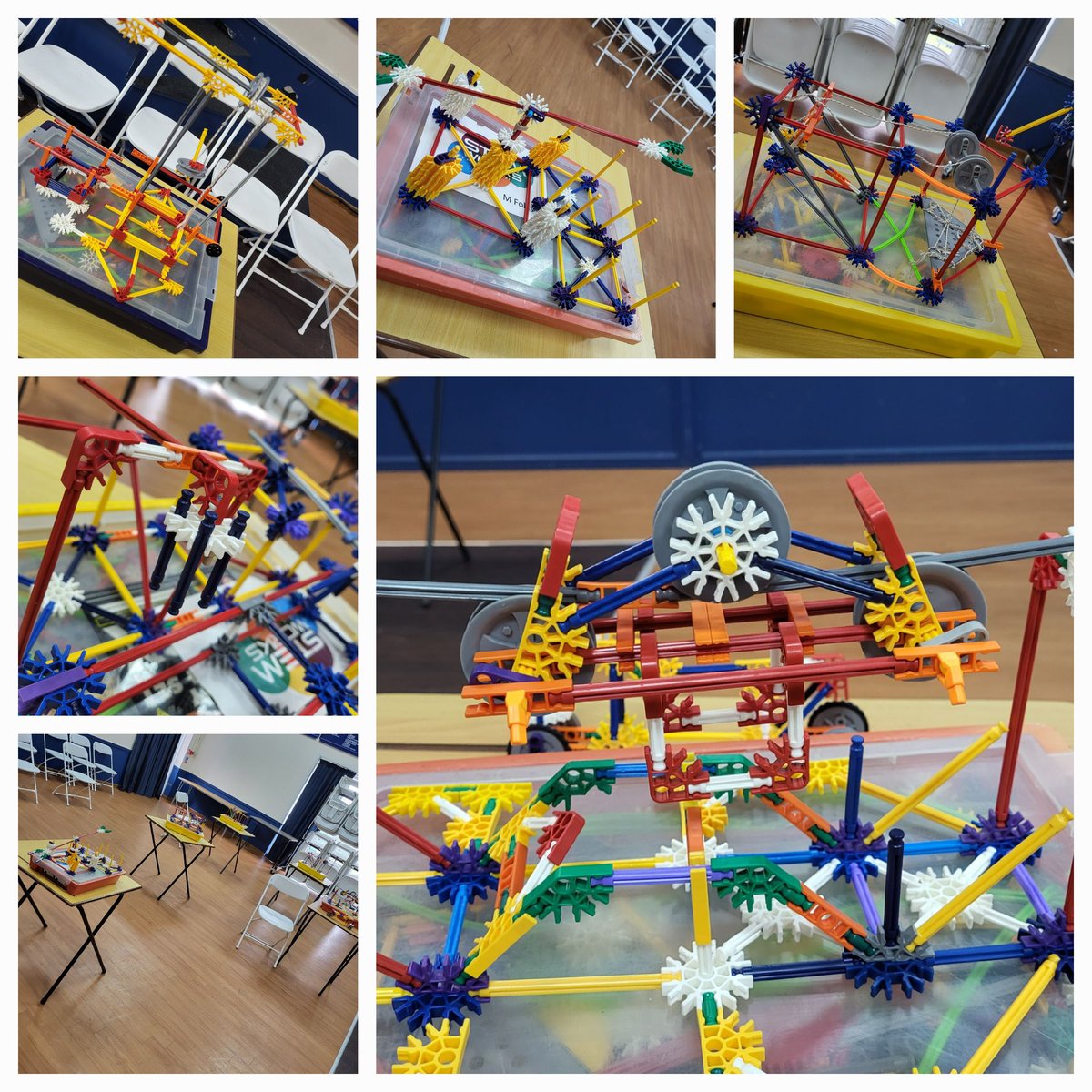 What great design ideas from <a href="/DCSJ_official/">Dean Close St John’s</a> in the #GlosKnex23 challenge. So many solutions to one problem #STEM #Engineering #creativeminds