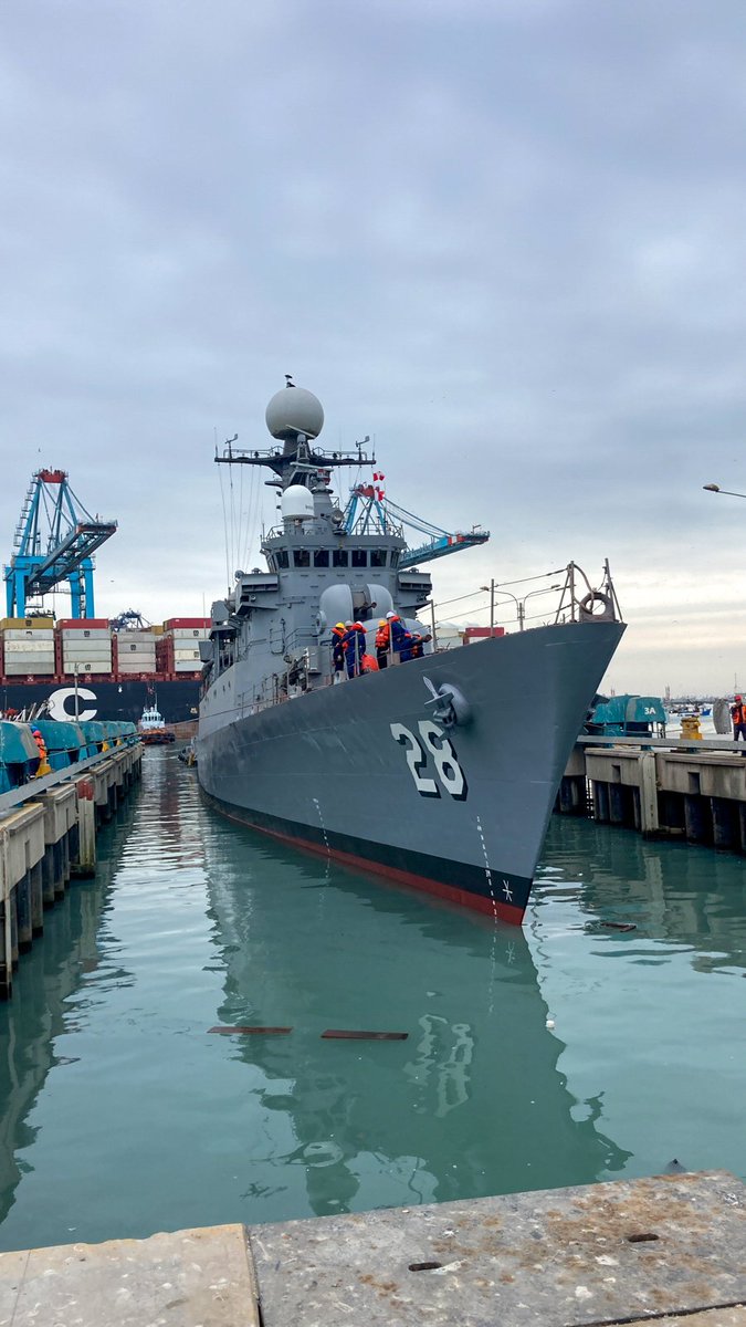 sima_peru's tweet image. A través de nuestra plataforma Syncrolift de nuestro Centro de Operación del Callao, salió a flote el Buque  B.A.P. “Guise”, luego de finalizar con éxito los trabajos de mantenimiento, recorrido y carena.

#SIMAPERÚ #SIMAC #Callao