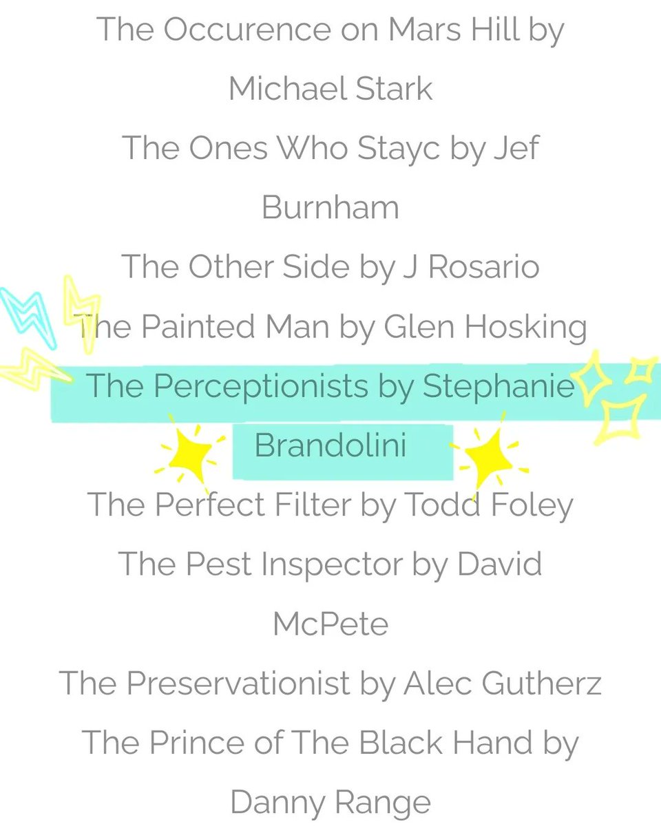 StephBrandolini's tweet image. Thank you @CreativeScreen for the Quarter-Finalist placement for The Perceptionists! 🥰✍️📝💖 
Congrats to all the other Quarter-Finalists! 👏🏼🫶🏼👏🏼
#writing #screenwriting #screenwritingcompetition #WritingCommmunity #creativescreenwriting #theperceptionists #quarterfinalist