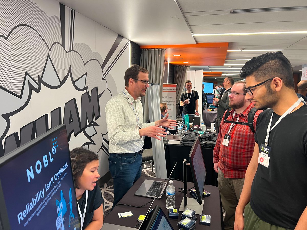 nobl9inc's tweet image. Thanks to everyone at #LFIConf23 for stopping by the Nobl9 booth to connect and chat about #SLOs! 🙏

We&apos;re still here. Come by and say hello👋x🥳