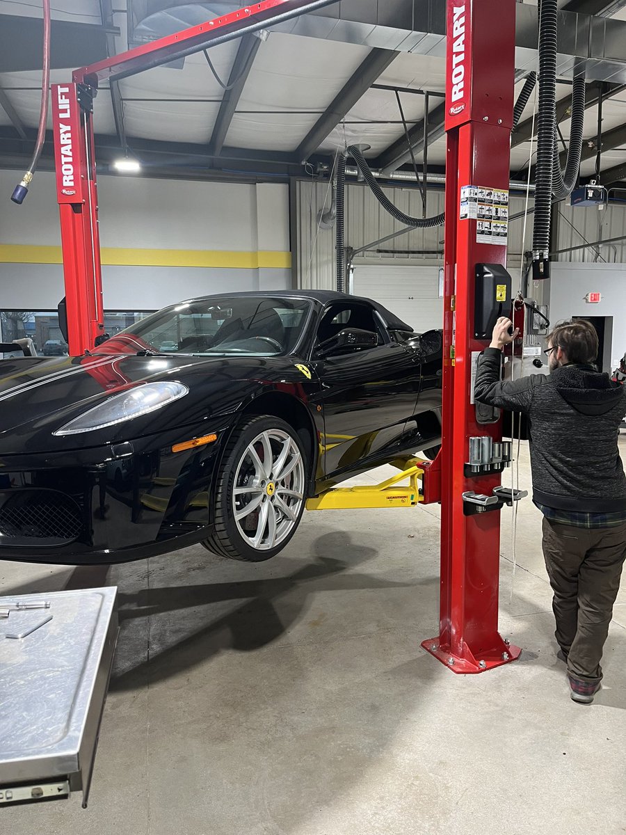 My mechanic had something fancy in the shop today.