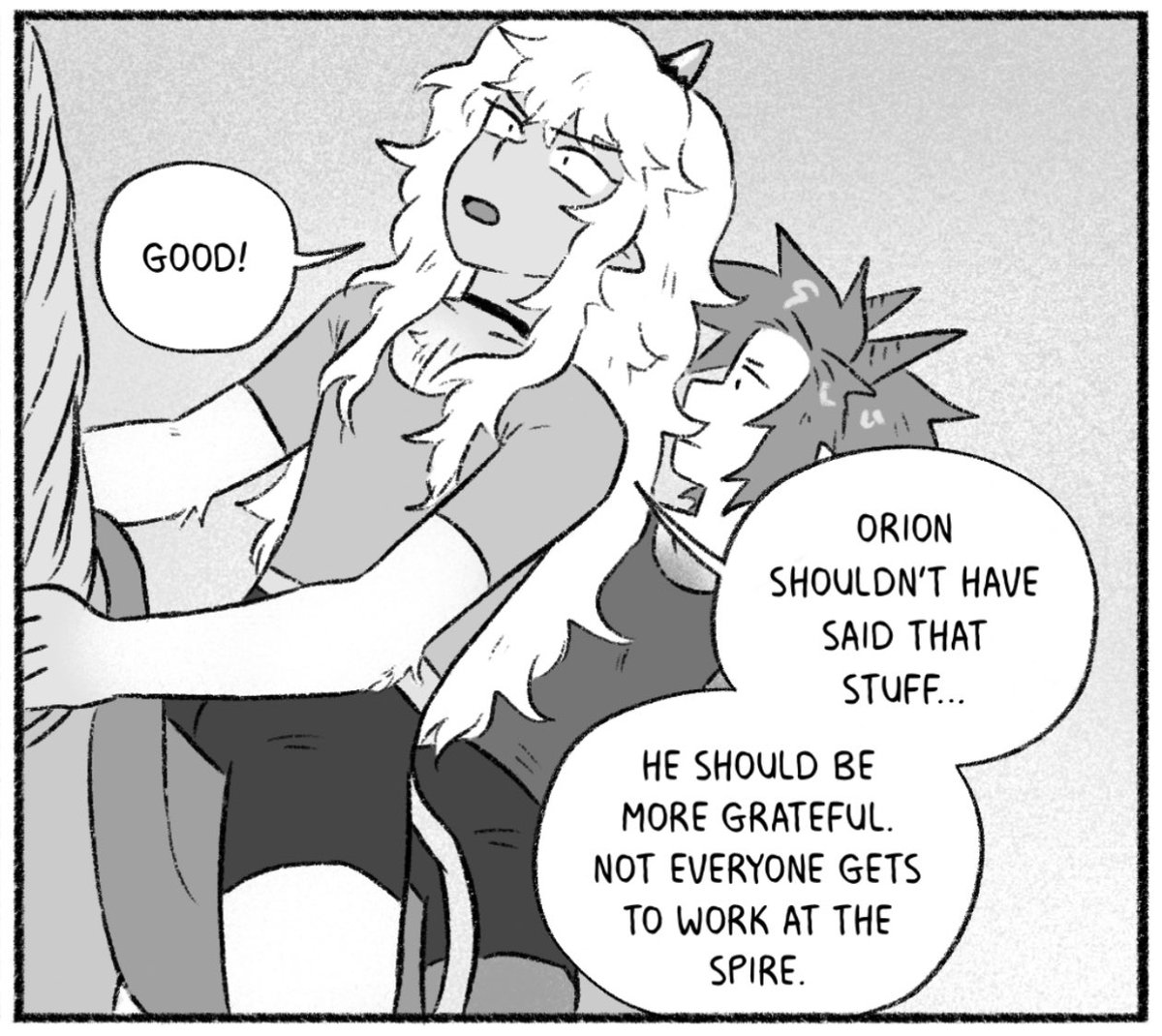 I was a sleepy lil bitch yesterday and didn't make my update tweet lmao BUT page 346 of Sparks DID go up as per usual 😌✨

✨https://t.co/NjeOKk8PsJ
✨Tapas https://t.co/1D9Is7ElDv
✨Support & read 100+ pages ahead https://t.co/Pkf9mTOqIX 