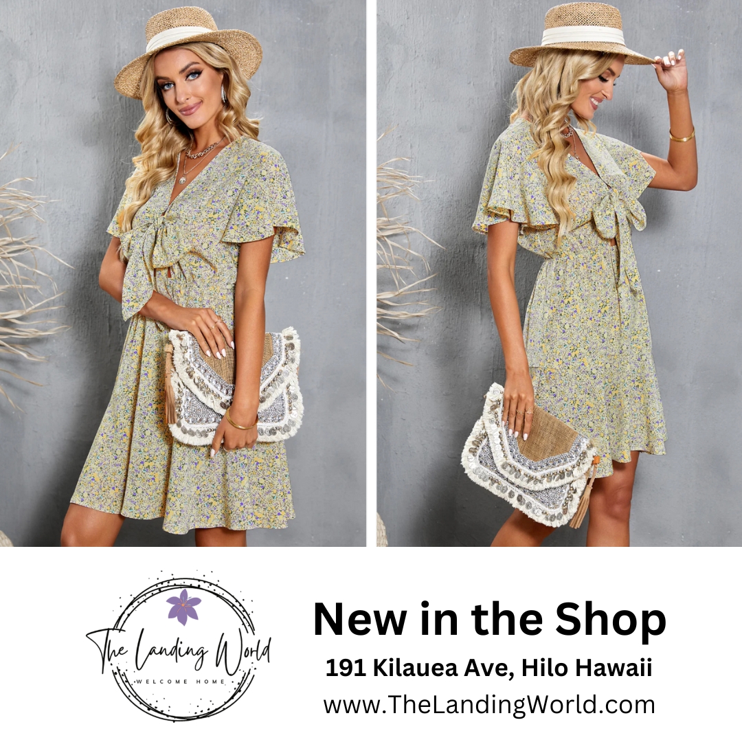 TheLandingWorld's tweet photo. New in our Hilo Boutique - Perfectly feminine green floral dress with front bow, come in and try one on before we sell out again or Shop this dress online here - Shop the dress https://t.co/iYaxtT8plj
#UHHilo #dresses #hilo #hilohawaii #Hiloshops #hiloboutiques #thelandingworld https://t.co/mdcAF2vneB