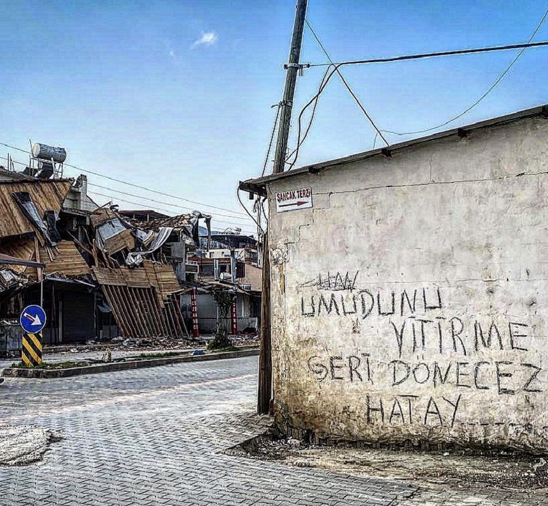ysfaliylmaz's tweet photo. Umudunu yitirme geri döneceğiz 
HATAY❤️ https://t.co/GrpxIiZYj6