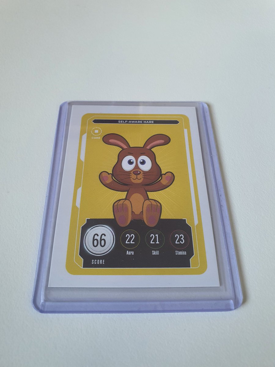 jamesdee_01's tweet photo. Next up in my random pick of @veefriends Compete and Collect cards and mindfully channelling that characters traits for the day.
Today is Self-Aware Hare!
How can we be more self-aware?
I can see this being a big one for me!
@garyvee #TodaysVeeFriend #SelfAwareHare #veefriends https://t.co/JYQ0gqjxDT