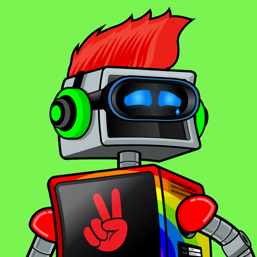 TankMan33169's tweet photo. Just picked up these cool @thedrunkrobots rainbow trait NFT's. https://t.co/ApjzS2rGKc
