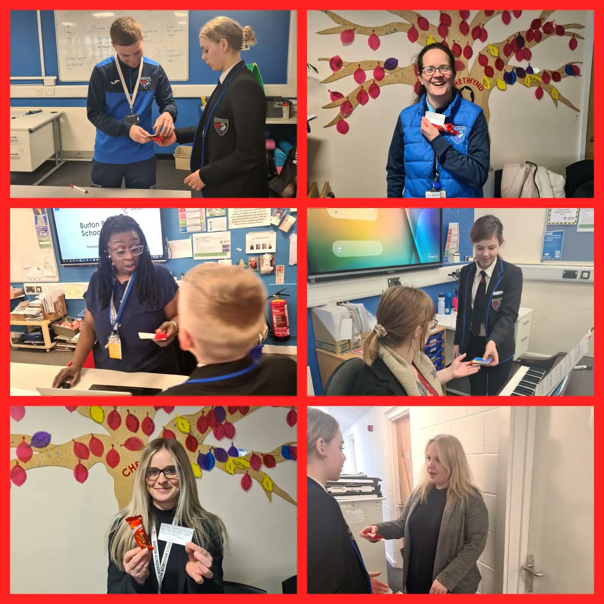 Thank you to our Chetwynd tutors! You go above and beyond for our students. Our tutor reps and our wellbeing mentors have been delivering thank you notes and chocolates as a token of their appreciation this week ❤️🌳 #Chetwynd #wherefuturesgrow