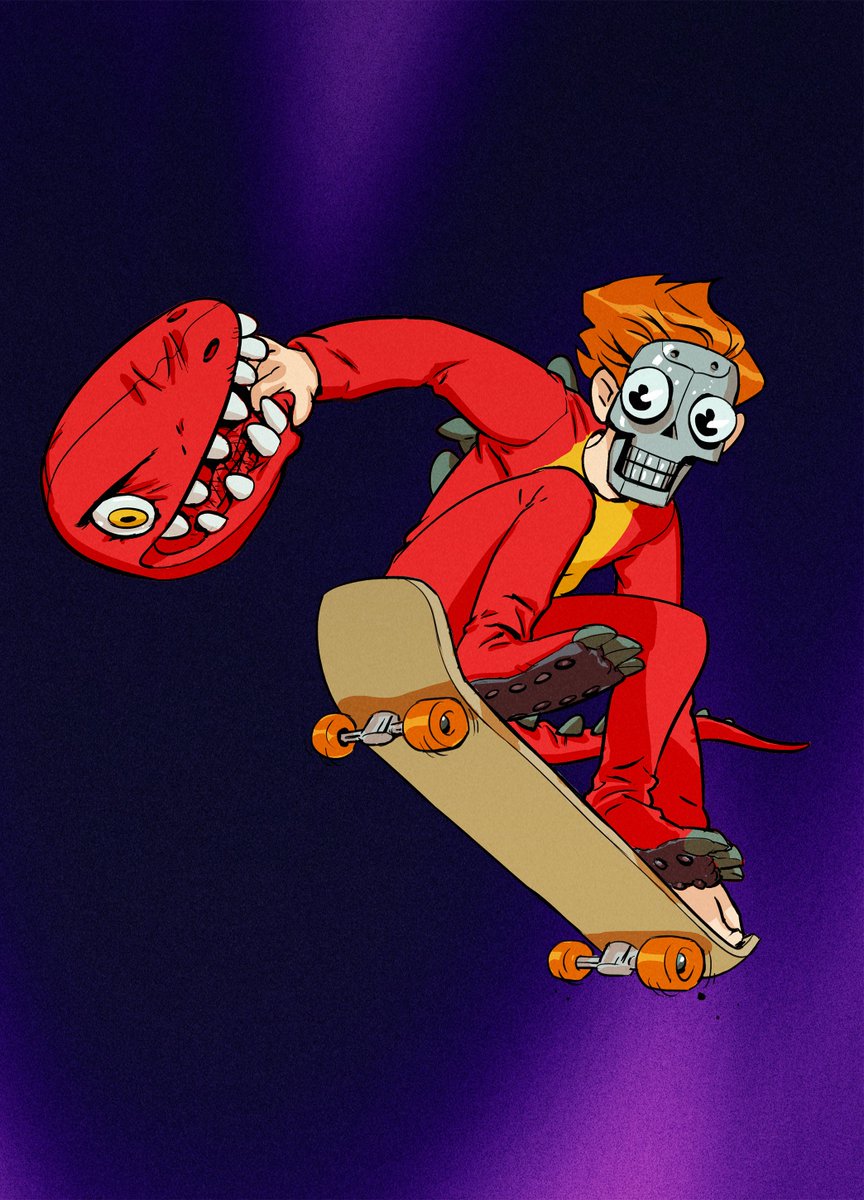 inthewyldz's tweet photo. 1/1 Sk8bot KotaSaurz on reveal - good stuff. 
@KOTAworldwide #KOTAstrong
@Claynosaurz https://t.co/H7S8kIcncx