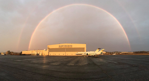 Rain or shine, we are here to serve you at Hawthorne Global Aviation.

#FlyHawthorne #Travel #EndoftheRainbow