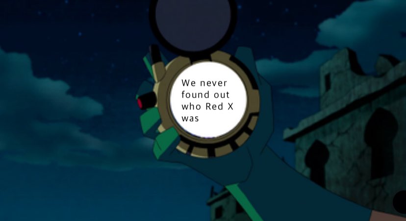 TeenTitansClips's tweet image. Who do you think Red X was?
