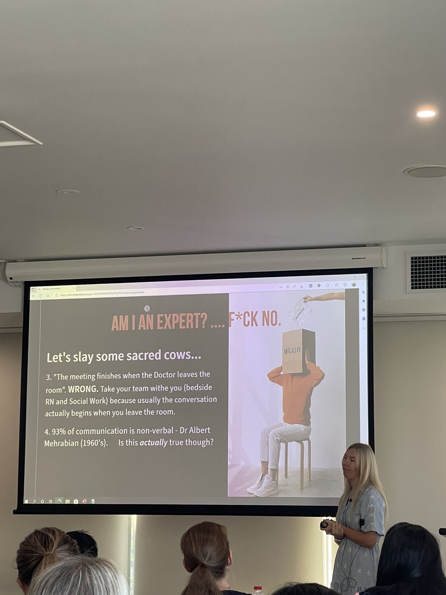 Ben Porter (@biddaba) on Twitter photo Slaying sacred cows with <a href="/NewcastleICU/">Newcastle ICU 🇦🇺</a> social work team…not all ICU doctors are experts at breaking bad news… Slaying sacred cows with <a href="/NewcastleICU/">Newcastle ICU 🇦🇺</a> social work team…not all ICU doctors are experts at breaking bad news…