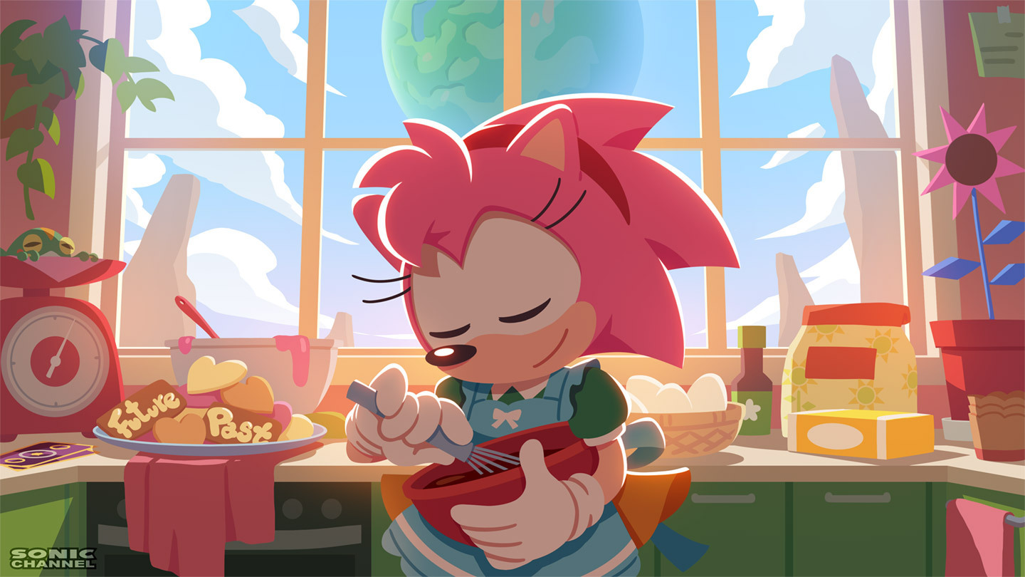 Sonic Frontiers Week#2 - Amy by PeachyOwl on Newgrounds