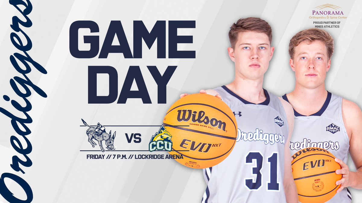 ⚒𝗚𝗔𝗠𝗘 𝗗𝗔𝗬⚒

Tipping off the final home weekend of the season against the Cougars

🆚 Colorado Christian
🕖 7 p.m.
 📍 Lockridge Arena
📊 minesathletics.com/sidearmstats/m…
📺 minesathletics.com/tv

#HelluvaEngineer