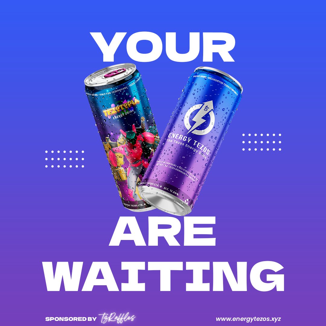 Hey #tezos Legends!⚡️
Before we go to sleep, we just want to let you know that from now on, when you purchase an OG Can on the primary market you will also receive the <a href="/tezotopia/">Sho</a> Can. Will you miss this?👀
Get your OG Can here ⏬
objkt.com/asset/KT1HsYW7…
Gn Fam!😴