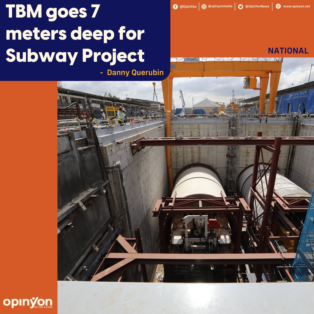 OpinYonNews's tweet photo. TBM goes 7 meters deep for Subway Project
Photo by Danny Querubin

Read more
https://t.co/pUXZSysiYV

#TBM #7Meters #SubwayProject https://t.co/apjae2U6Yy