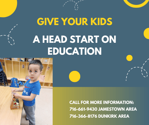 chautopp's tweet image. Children participating in Head Start programs receive countless benefits in  physical, cognitive, social, and emotional development. These advantages last a lifetime! Learn how to enroll your child in Head Start by calling us at 716-661-9430 or 716-366-8176.  #GetaHeadStart