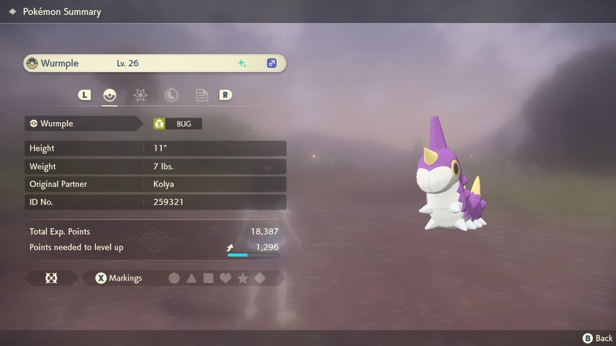 SP2K2000's tweet photo. You already know this is Beaugein #shinypokemon#Wurmple #PokemonLegendsArceus #NintendoSwitch https://t.co/wXN4x62hH0