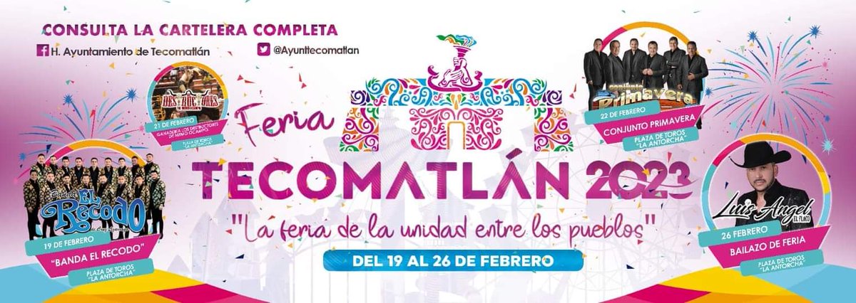 Tecomatlán está listo para recibir a miles de personas que vienen a disfrutar de esta unidad entre los pueblos.
Todos están invitados.
#FeriaTecomatlán2023