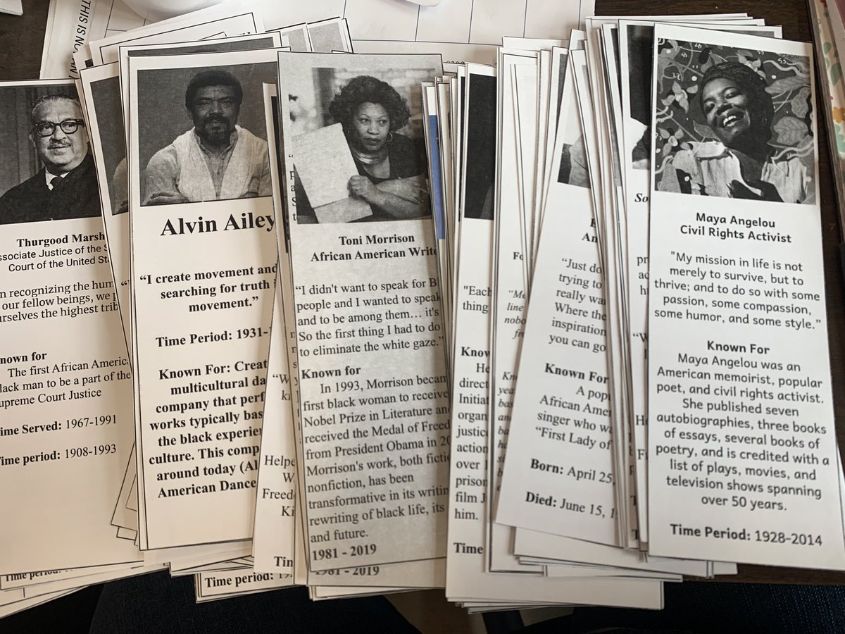 Stop by the <a href="/rvhs/">Ridge View High School: A Med Pro Magnet</a> media center any time this month to pick up a bookmark created by our Scholars Seniors and Sophomores to celebrate the Black Americans who have contributed to our society’s cultural, technological and intellectual growth. <a href="/RVHSLibrary/">RVHS Library Commons</a> #blackhistorymonth
