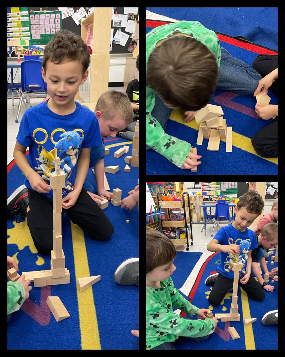 “Look! 👀 We made the Washington Monument and the White House!”

After learning about George Washington & Abraham Lincoln with our #ScholasticNews while exploring our #geoblocks during #math these #bozzisbunch kids built some cool structures that they remembered! #PresidentsDay
