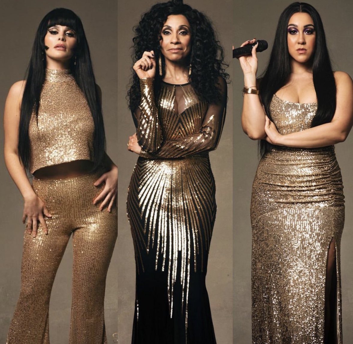 How it started vs how it’s going. 

One year since our <a href="/TheCherShowUK/">The Cher Show</a> key art shoot 📸