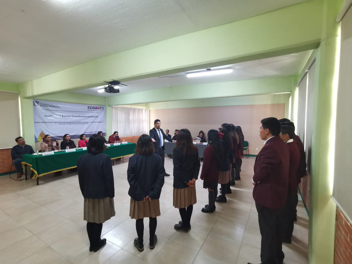 escuela_6's tweet photo. Participación de la @escuela_6 en el
"Concurso Estatal de Interpretación de los Himnos Nacional y del Estado de México 2023" en su Fase Zona Escolar
@israeljero 
@HectorUlisesCG1 
@NoeOrtegaCamac1 
@hectorsilva @SupervisionBG03 https://t.co/BjfRpyOCT3