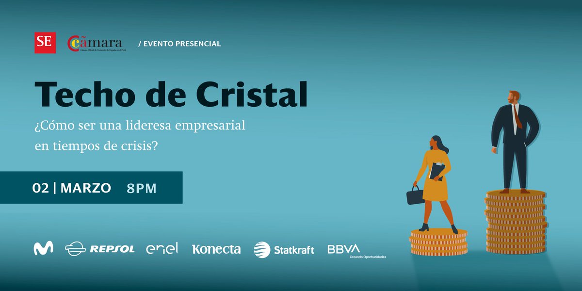 SEMANAeconomica's tweet photo. #EventoSE Conoce cómo el liderazgo femenino está transformando el sector empresarial en nuestra séptima edición de Techo de Cristal.
👉 Regístrate aquí: https://t.co/ywNvr4qGVS
📅 02 de marzo | 🕗 8:00 p.m.
✅ Con el respaldo de @CamaraEspanolaP https://t.co/jLDFnIQwsg