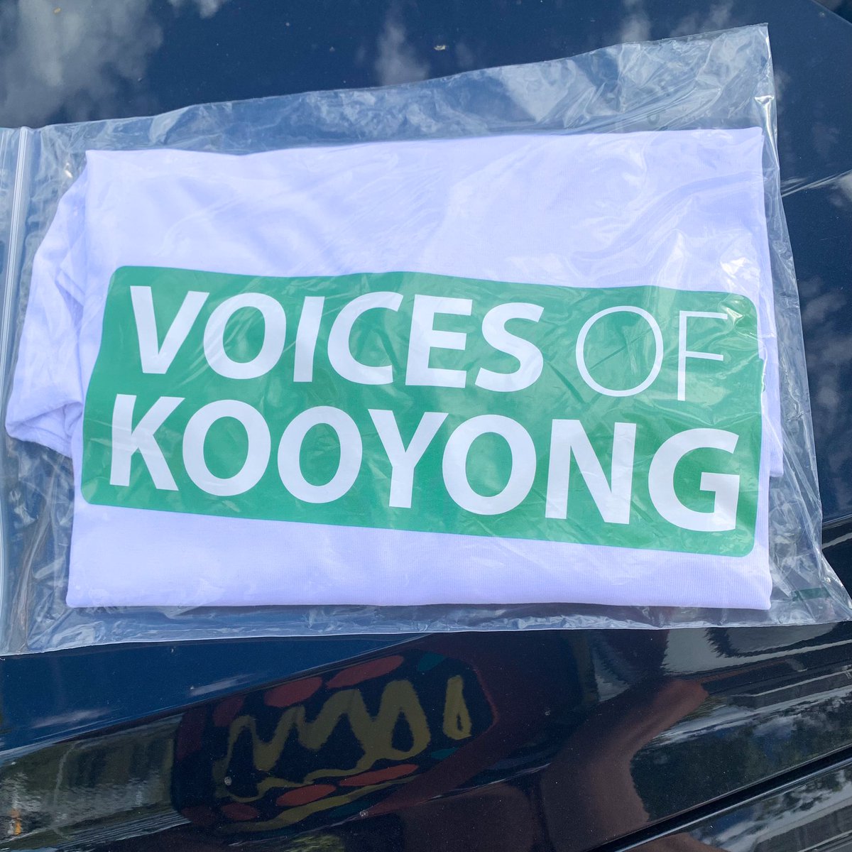 I just added this @VoicesofKooyong beauty to my burgeoning t-shirt collection. Good things are coming SOON 👀 #voicesofkooyong