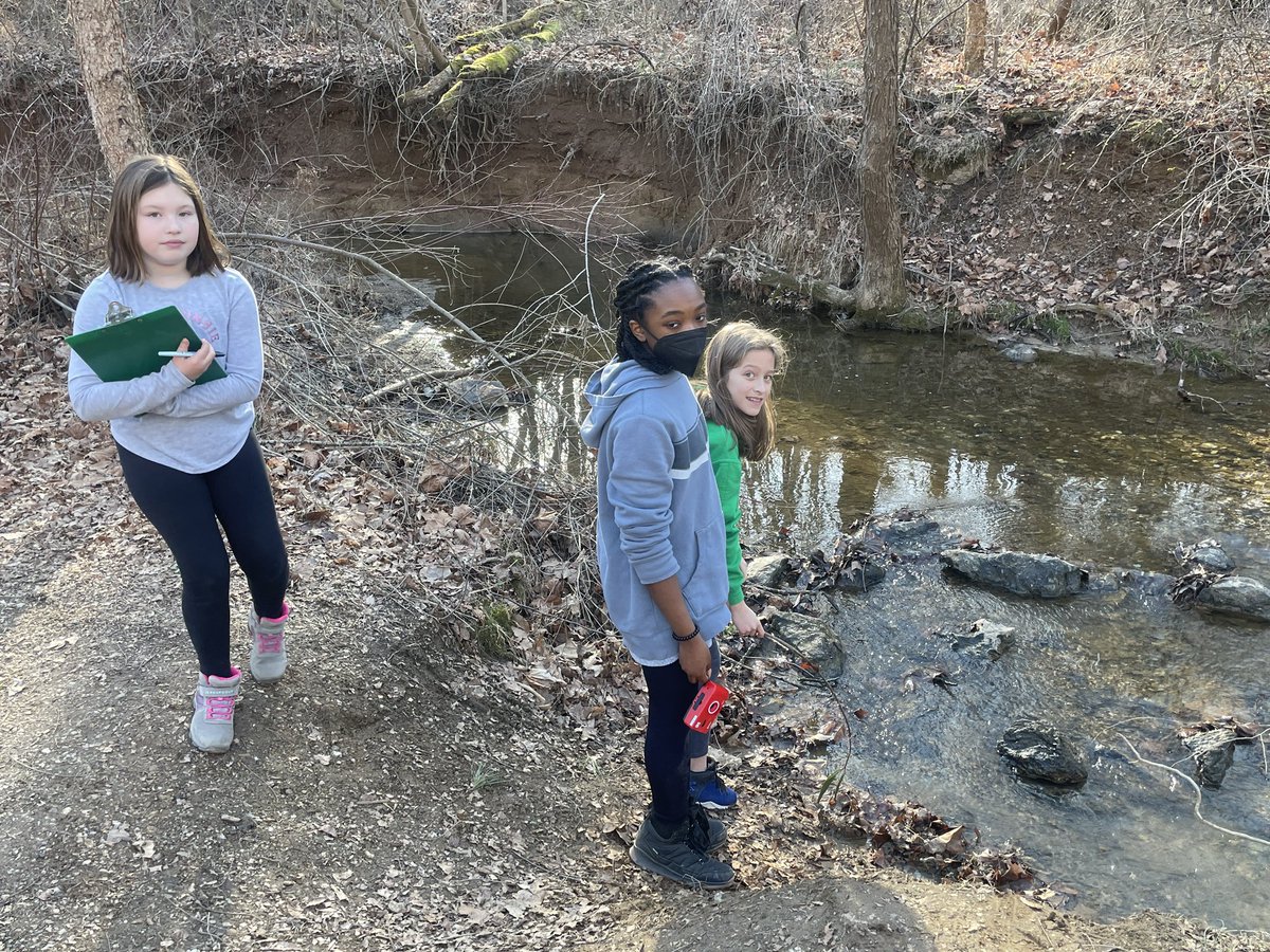 CCPS_ODS's tweet photo. SMS week 3: purple group collected date to determine if the stream is healthy! #ODSchangetheworld https://t.co/IWHPa3ZFa7