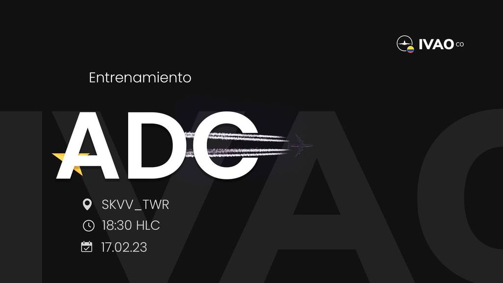 ¡Mañana 6:30PM!

Acompaña a nuestro controlador en su entrenamiento en Villabo mientras sumas puntos para las medallas "Pilot Support" 

#IVAO #IvaoColombiaEsCalidad #ATC