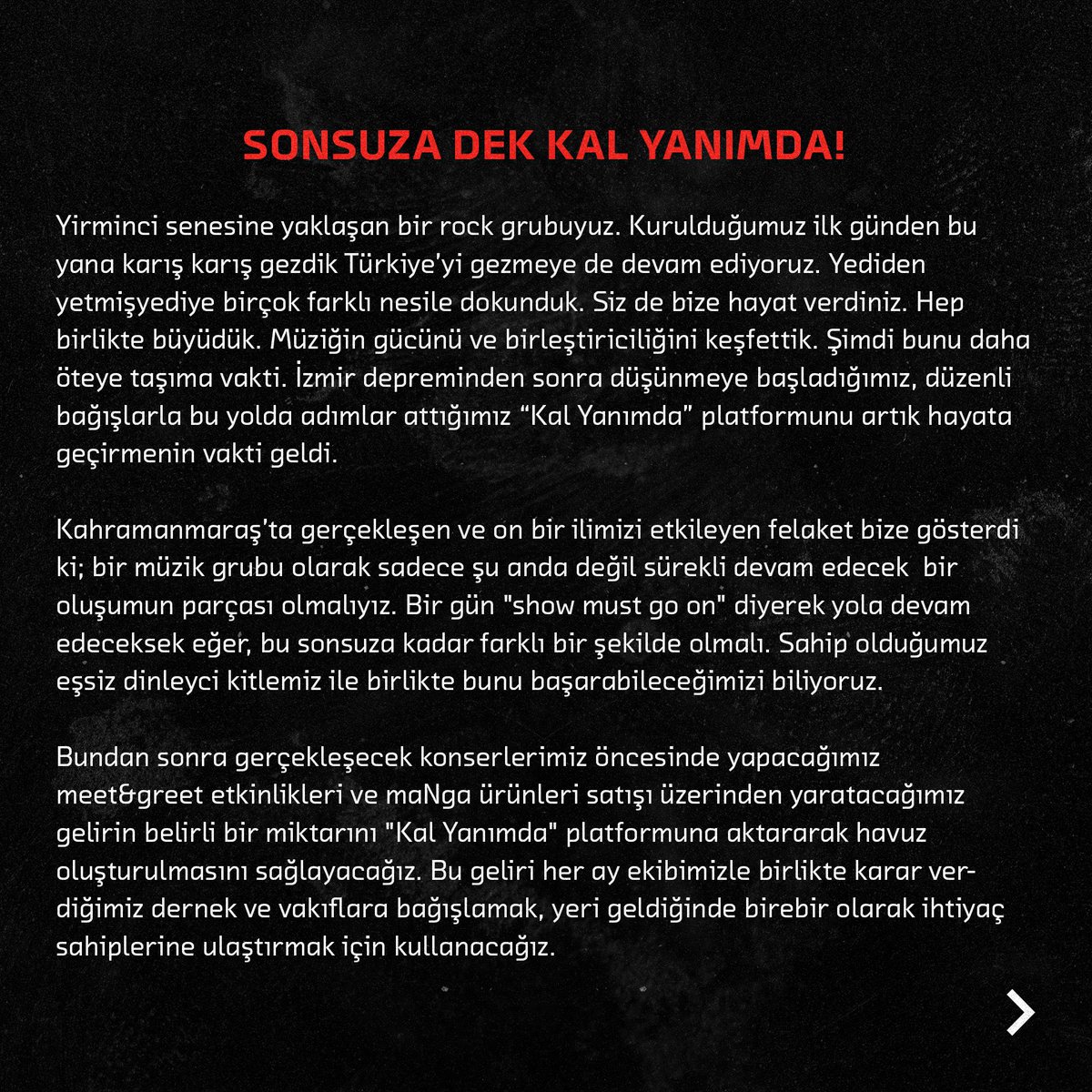 maNgaMusic's tweet photo. "KAL YANIMDA"
Dayanışma ve Yardım Platformu 

Başlıyor!

https://t.co/7WjK4mbH3p https://t.co/Sige5o7Peh