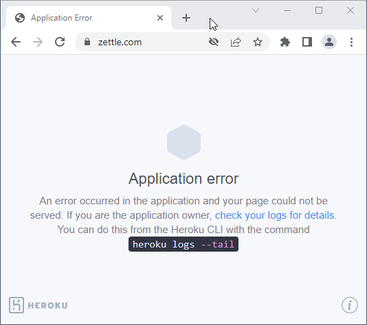 Oops, looks like <a href="/ZettlebyPayPal/">Zettle by PayPal</a> website is down.
Wanted to check stock..

#Down #error