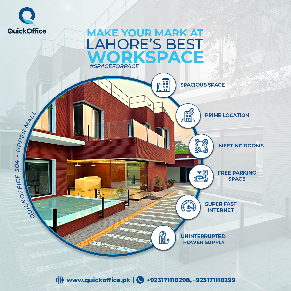 QuickOfficePak's tweet photo. Do you like everything to be perfect around you? We at QuickOffice 304 offer you the perfect office space to help you reach new heights of success and make your mark.

Book your space now!

Contact details:
03171118298
03171118299

#QuickOffice304 #UpperMall
#CoWorkingSpace https://t.co/2wnncte5Mc
