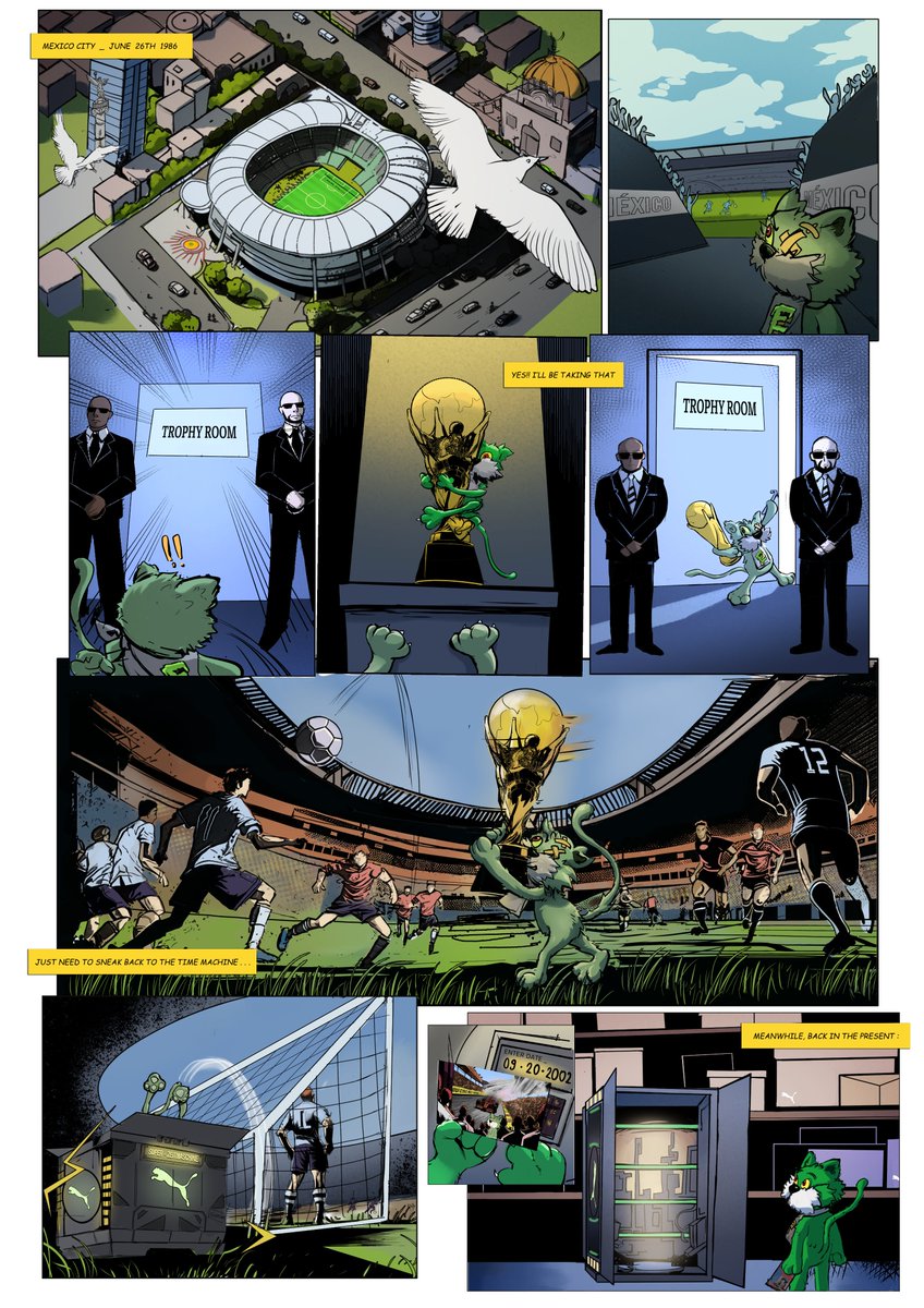 SUPER PUMA ISSUE #05 🏆

Meanwhile in Mexico City...

#EvilPUMA's presence already being felt 👀

Comment a ⚡️ to help #SuperPUMA stop him.
