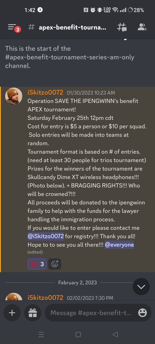 TORN_Discord_D2's tweet photo. Times ticking down for the tournament!
For content creators and general gamers alike, if you would like to  join and help support individuals who help make the world a better place
Join us and our Host and iskitzo0072 on discord for more details!
https://t.co/Ro0HH4FeCy https://t.co/zSa0KSoO08