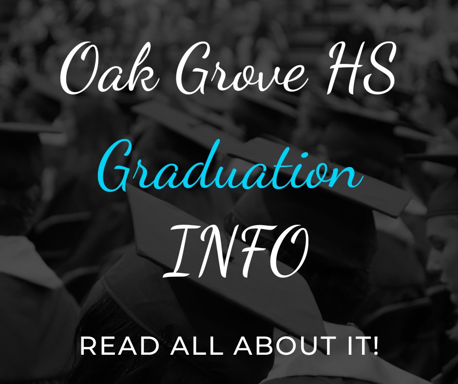 Oak Grove High (@oakgrovehs) on Twitter photo OGHS Seniors and Parents - Lots of important dates coming up for our OGHS Class of 2023.
Visit the OGHS Website for updates on Cap and Gowns, Pictures and Graduation. oghs.davidson.k12.nc.us <a href="/OGHSAthletics/">Oak Grove Athletics</a> <a href="/OakgroveStud/">Oakgrove Stud</a> @StudentSvcsOGHS OGHS Seniors and Parents - Lots of important dates coming up for our OGHS Class of 2023.
Visit the OGHS Website for updates on Cap and Gowns, Pictures and Graduation. oghs.davidson.k12.nc.us <a href="/OGHSAthletics/">Oak Grove Athletics</a> <a href="/OakgroveStud/">Oakgrove Stud</a> @StudentSvcsOGHS