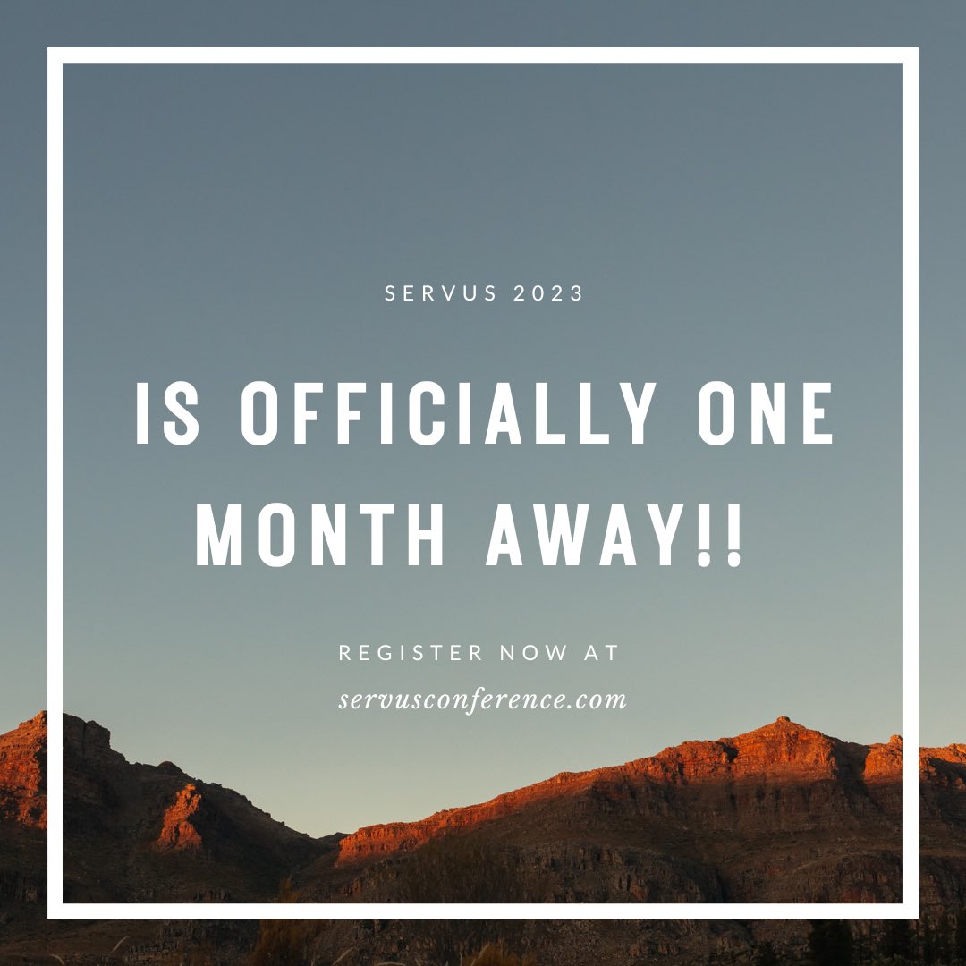 SERVUS Conference tweet media