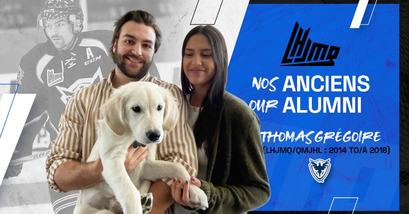 LHJMQ's tweet photo. Après quelques saisons dans la Ligue américaine, Thomas Grégoire s'est tourné vers la Finlande en 2020-2021, une décision qu'il ne regrette aucunement! 

#AnciensLHJMQ | @PhoenixSherbroo