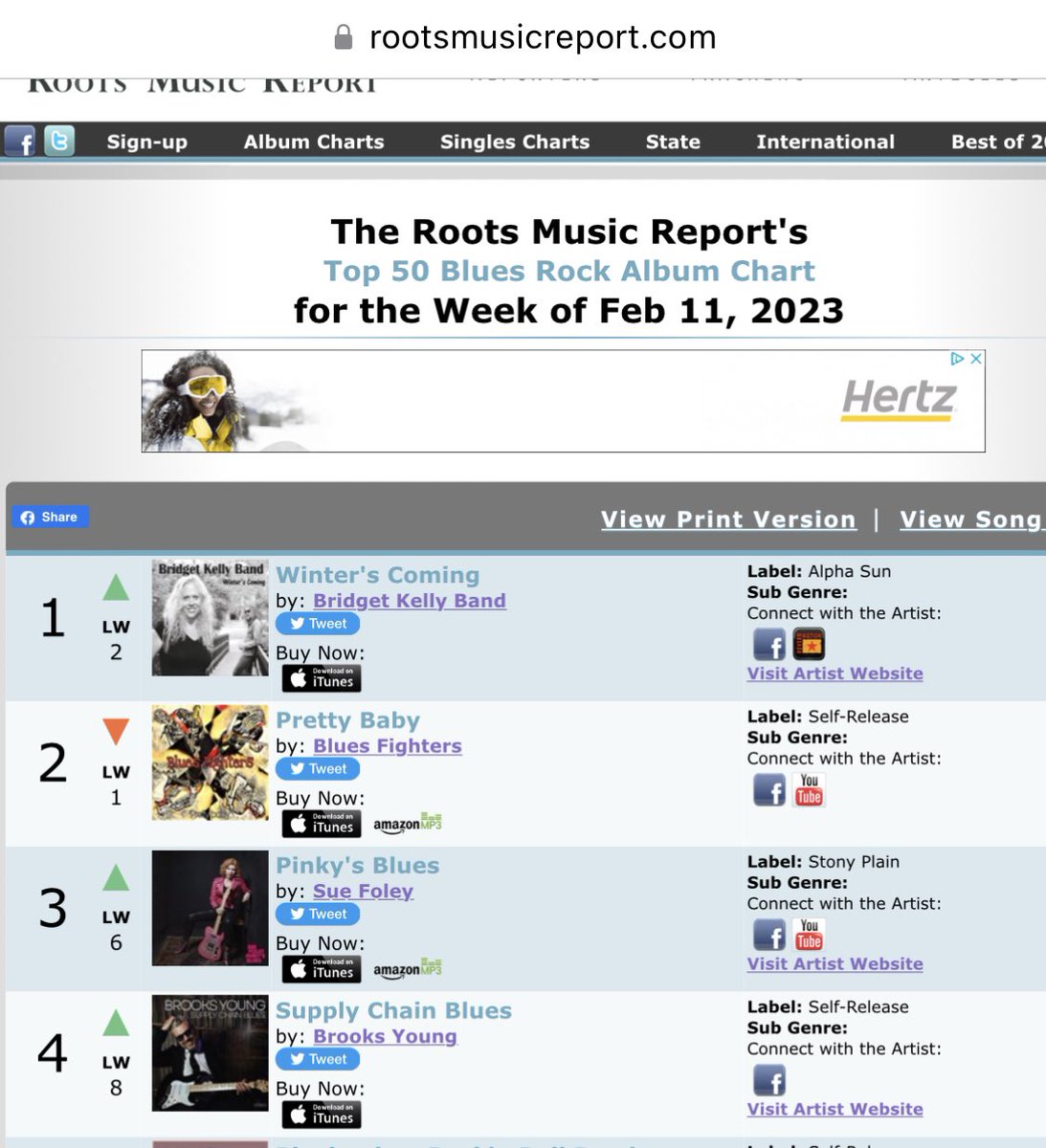 My album “Supply Chain Blues” is #4 on the blues charts! #bluesmusic #bluesalbum #bluesguitar #supplychain #supplychainblues #bluescharts