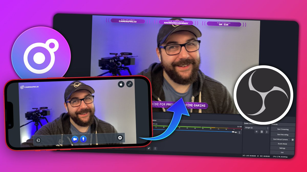 How to Use Your Phone Camera in OBS Studio!

Get started at CameraPro.io

youtu.be/nOJk8U53iBo