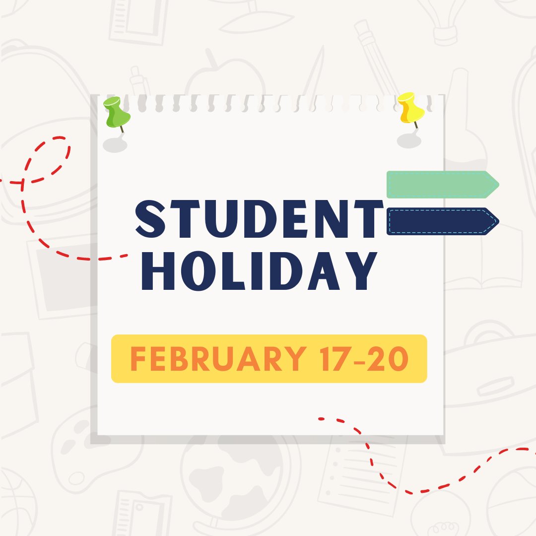 Students - enjoy your 4 day weekend! We will see you on Tuesday, February 21st!

#kcal #kellercenterforadvancedlearning #kisd #kellerisd #CelebrateKISD #CTEinKISD #theKCALconnection