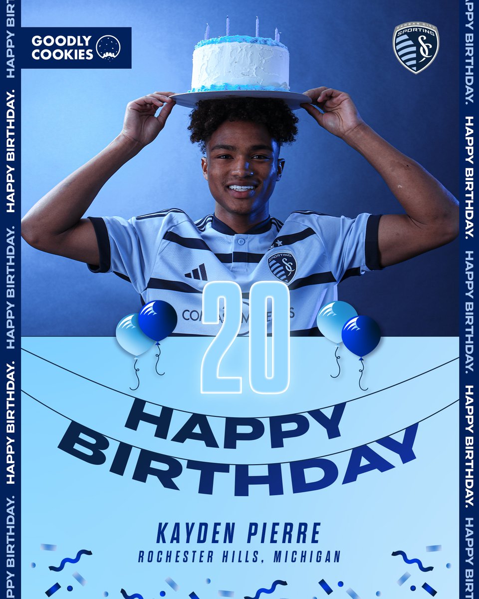 Help us wish KP a very happy birthday 🥳

#SportingKC | <a href="/goodlycookies/">Goodly Cookies</a>