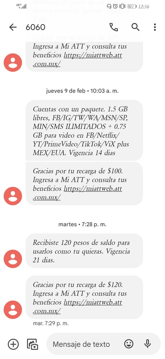 borrefmvz's tweet photo. @ATTMx me pueden explicar porque mi recarga no activo el paquete correspondiente? https://t.co/w332TqNpky